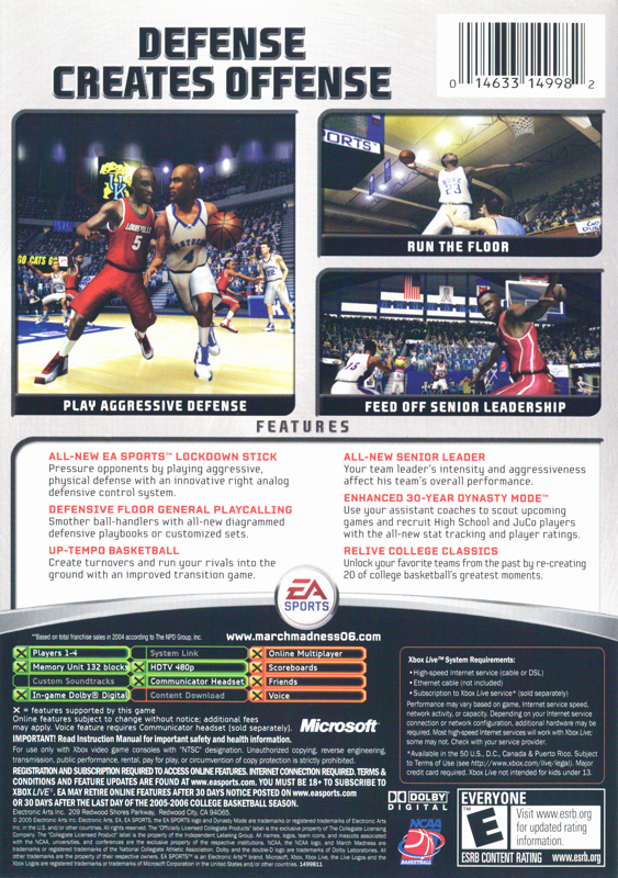 NCAA March Madness 06 cover or packaging material MobyGames