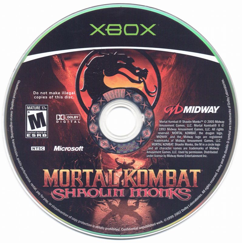 Media for Mortal Kombat: Shaolin Monks (Xbox)