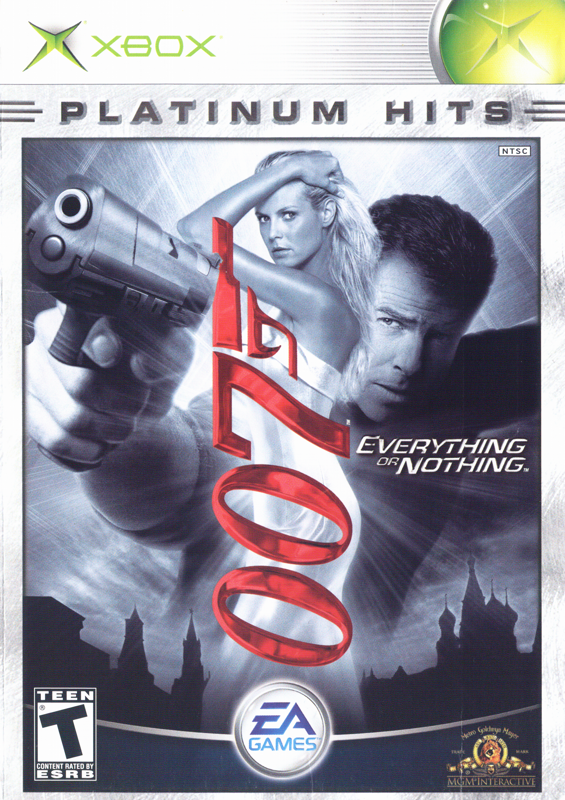 Front Cover for 007: Everything or Nothing (Xbox) (Platinum Hits release)