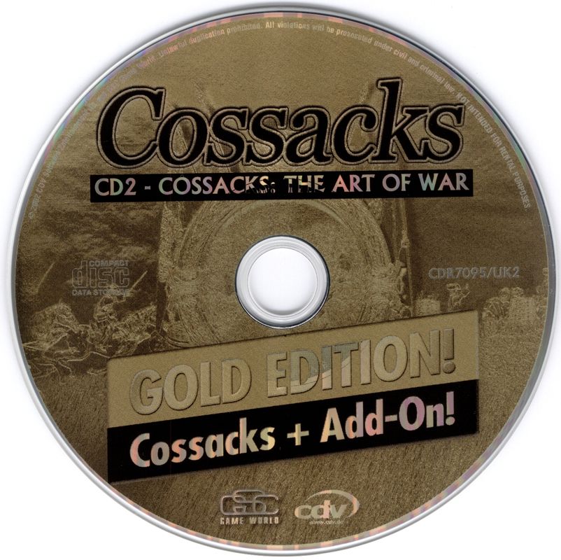 Media for Cossacks: Gold Edition! (Windows) (Xtreme Collection release): Cossacks: The Art of War