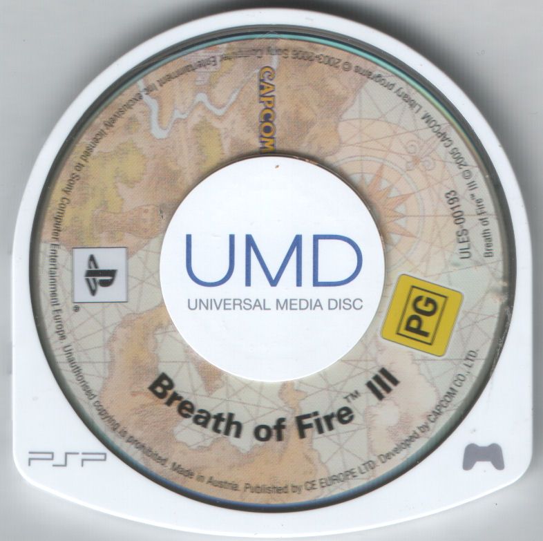 Media for Breath of Fire III (PSP)