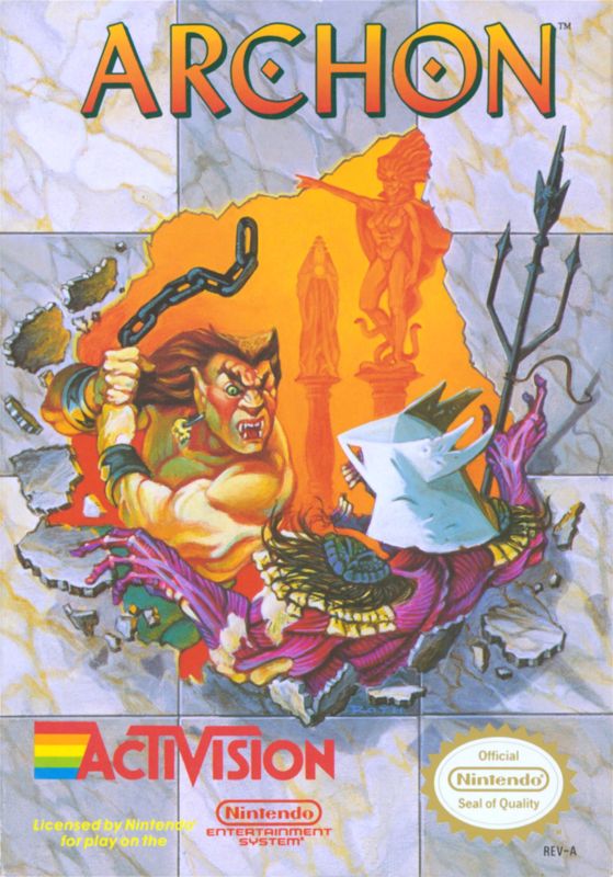 Front Cover for Archon: The Light and the Dark (NES)