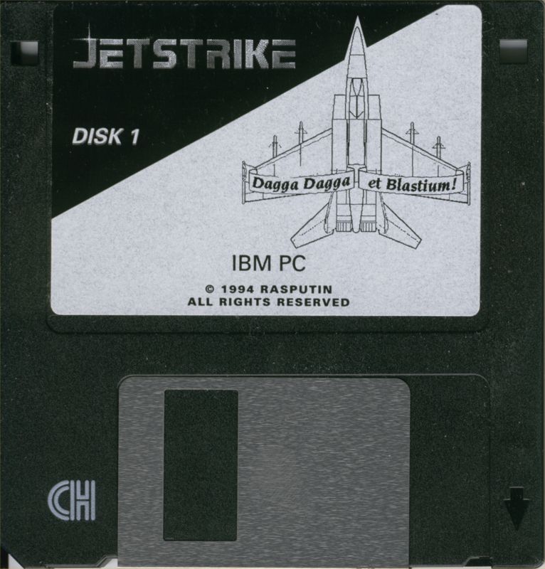 Media for Jetstrike (DOS): Disk 1