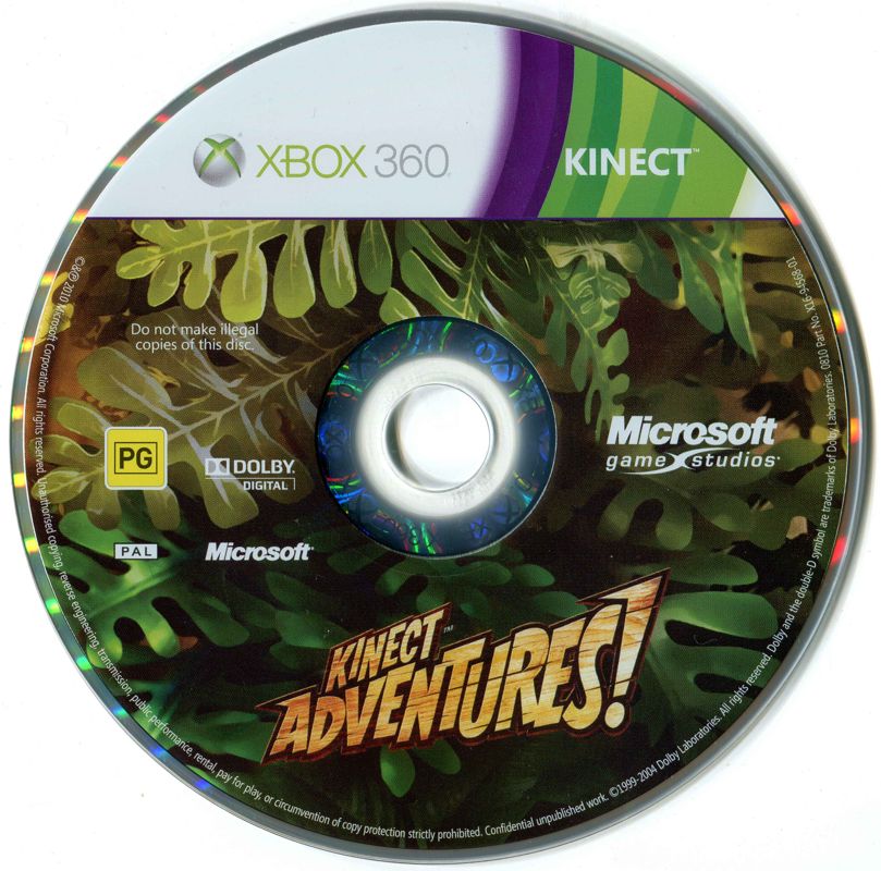 Media for Kinect Adventures! (Xbox 360) (Second alternate release)