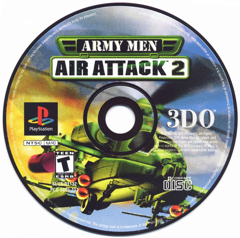 Media for Army Men: Air Attack 2 (PlayStation)