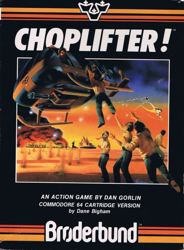 Front Cover for Choplifter! (Commodore 64)