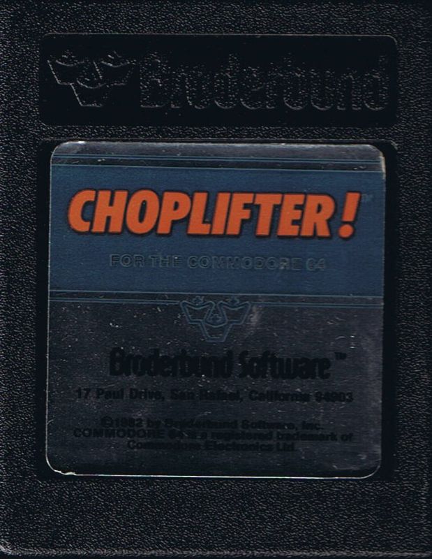 Media for Choplifter! (Commodore 64)