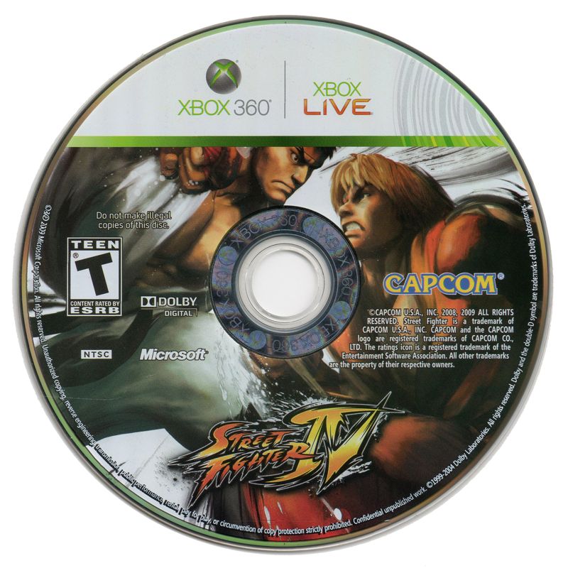 Media for Street Fighter IV (Xbox 360)