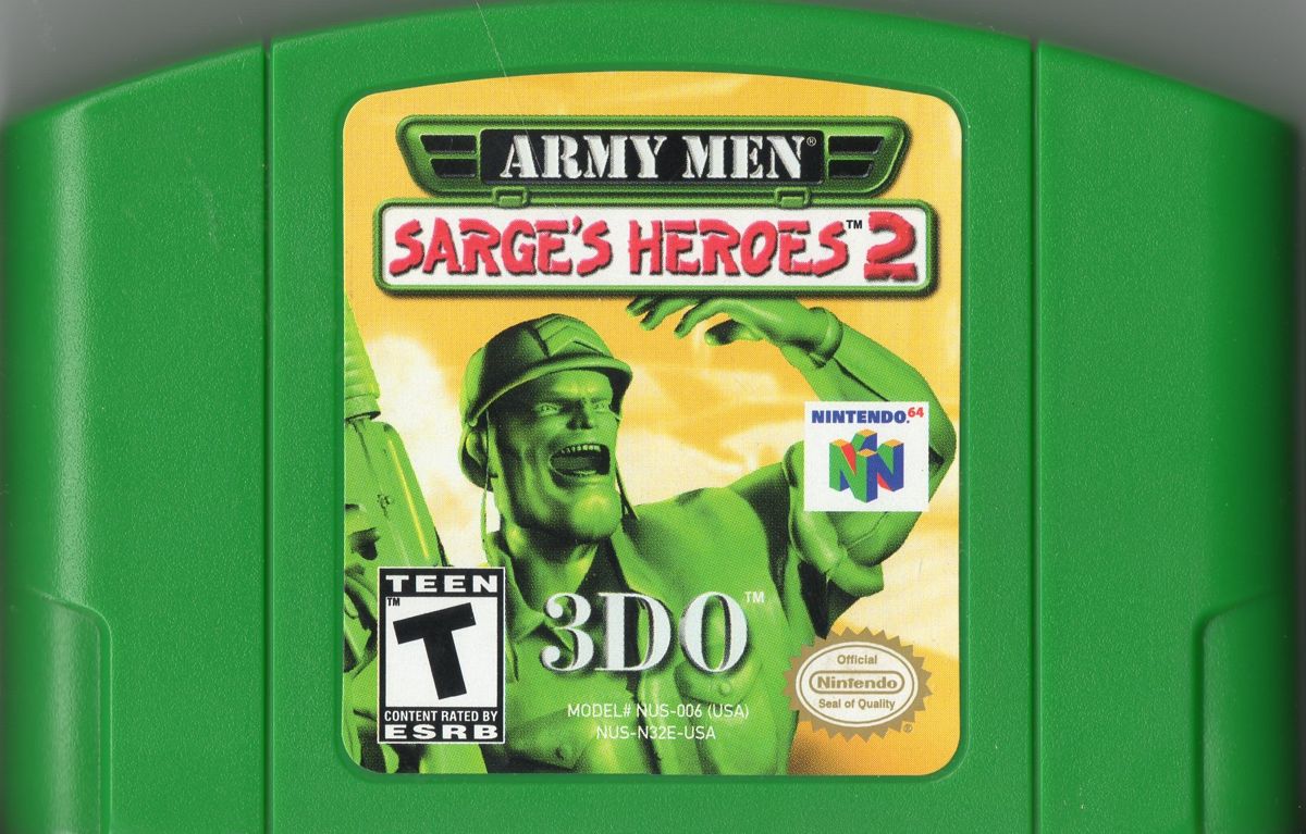 Media for Army Men: Sarge's Heroes 2 (Nintendo 64)