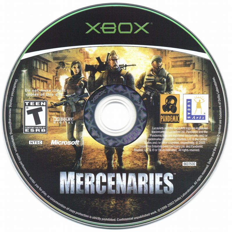Media for Mercenaries: Playground of Destruction (Xbox)