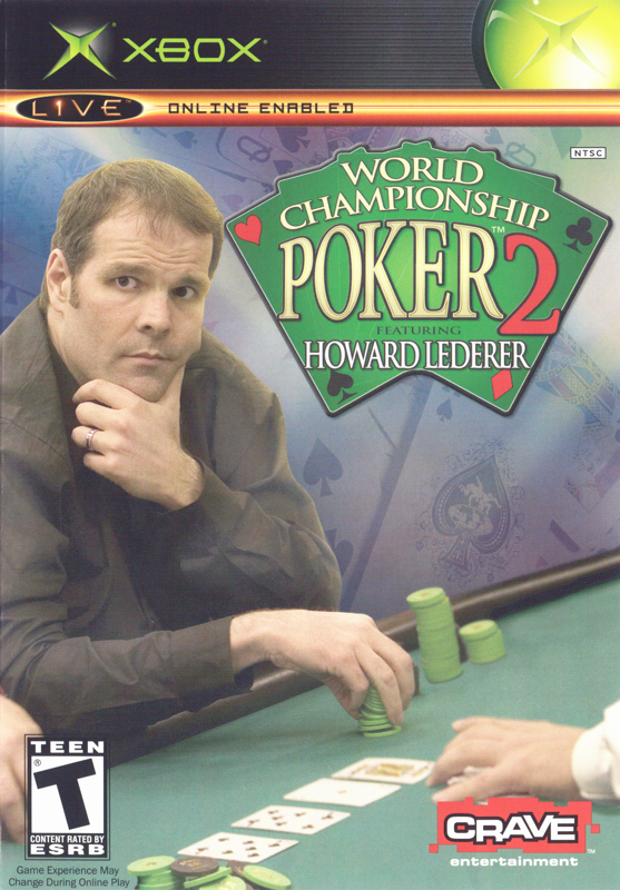Front Cover for World Championship Poker 2 featuring Howard Lederer (Xbox)