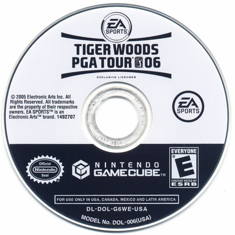 Media for Tiger Woods PGA Tour 06 (GameCube)