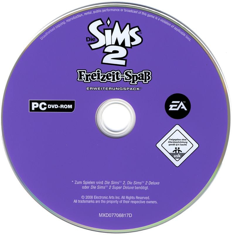 Media for The Sims 2: FreeTime (Windows) (Re-release)