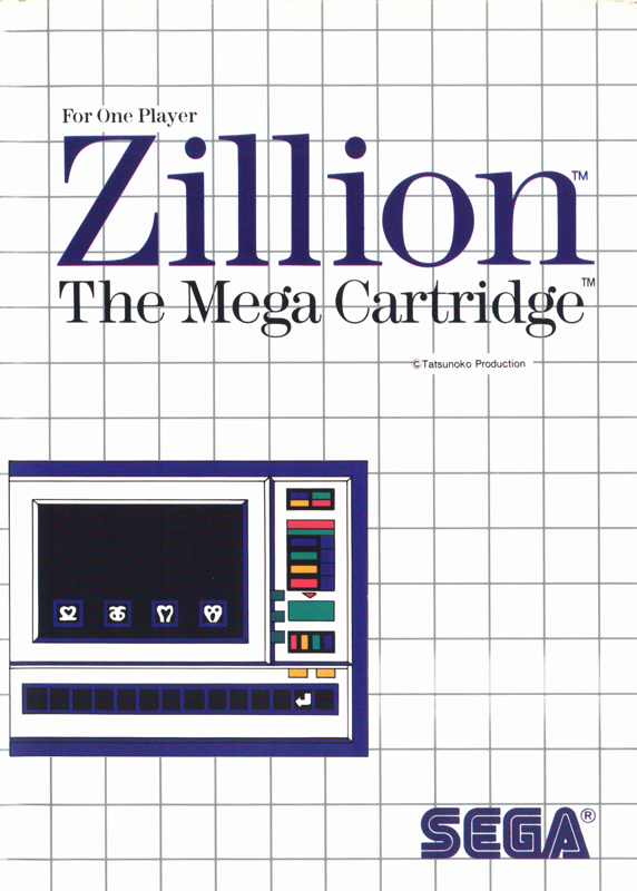 Front Cover for Zillion (SEGA Master System)