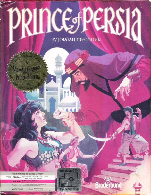 Front Cover for Prince of Persia (DOS) (Re-release)