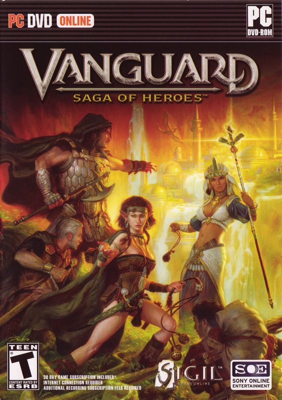 Front Cover for Vanguard: Saga of Heroes (Windows)