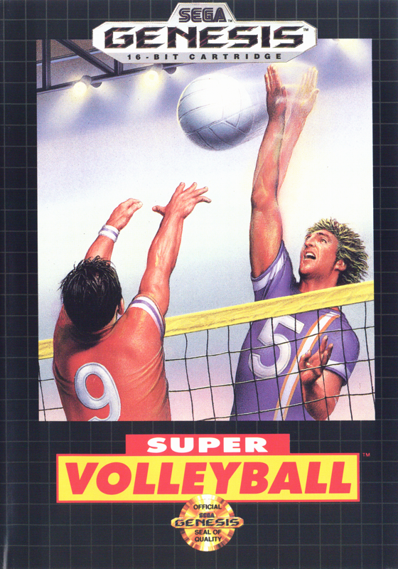 Front Cover for Super Volley ball (Genesis) (Re-release)