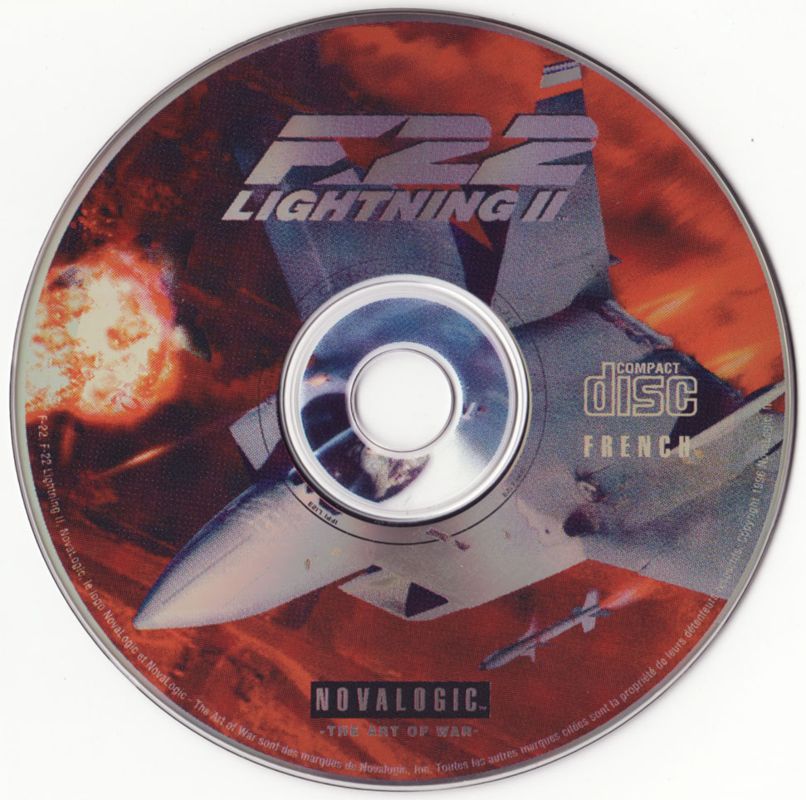 Media for F-22 Lightning II (DOS) (Full French release)