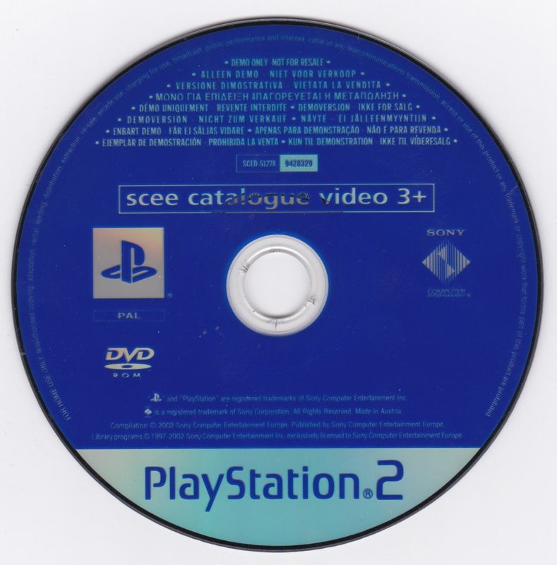 Media for World Tour Soccer 2003 (PlayStation 2): Demo Disc