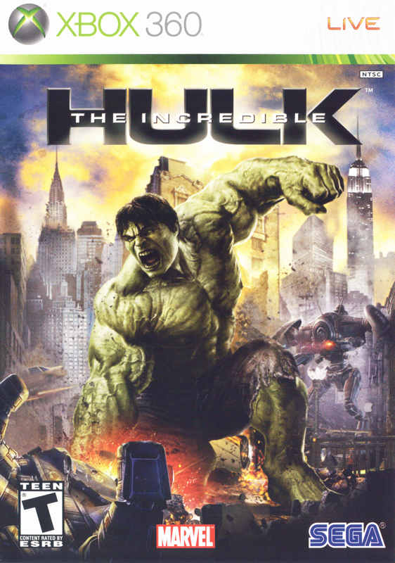 Front Cover for The Incredible Hulk (Xbox 360)