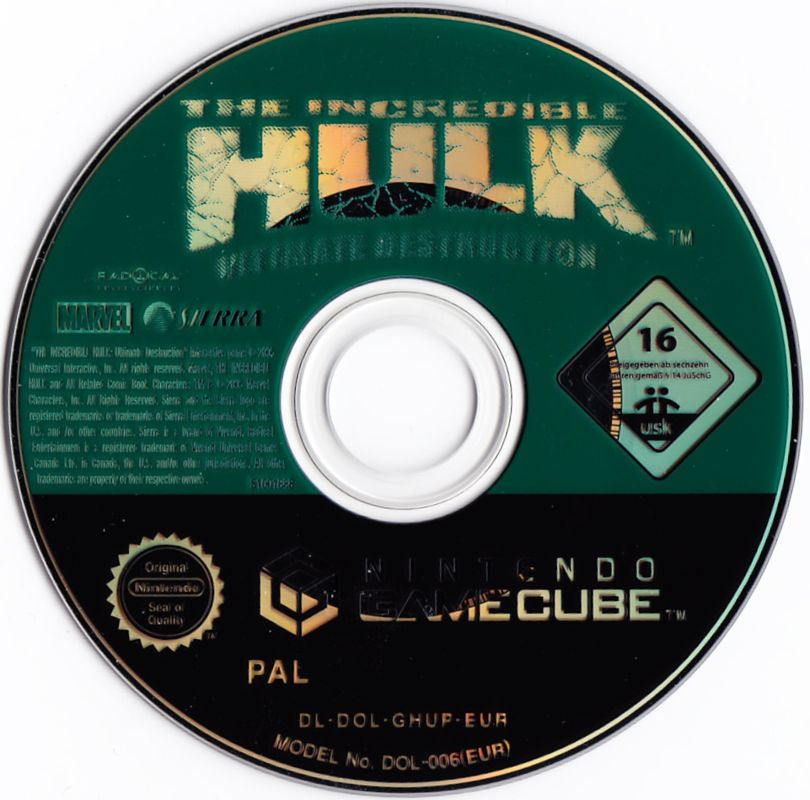 Media for The Incredible Hulk: Ultimate Destruction (GameCube)