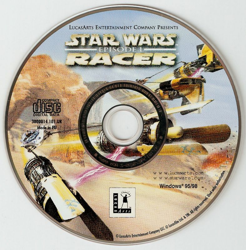 Media for Star Wars: Episode I - Racer (Windows)