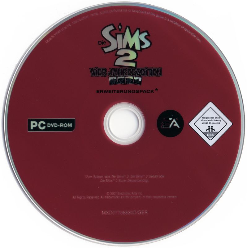 Media for The Sims 2: Seasons (Windows) (Re-release)