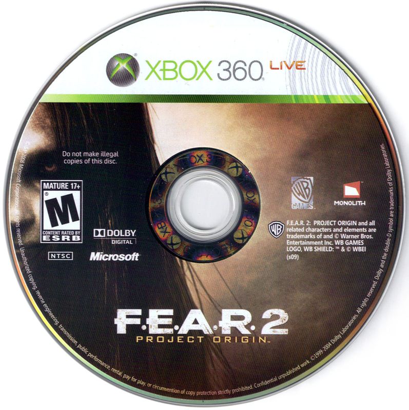 Media for F.E.A.R. 2: Project Origin (Xbox 360)