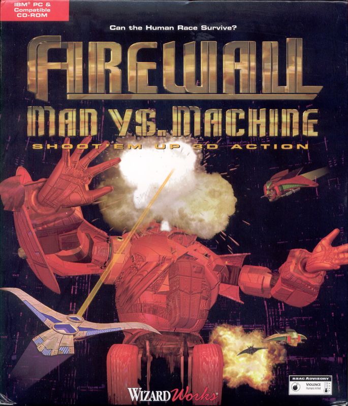 Front Cover for Firewall: Man vs. Machine (DOS)