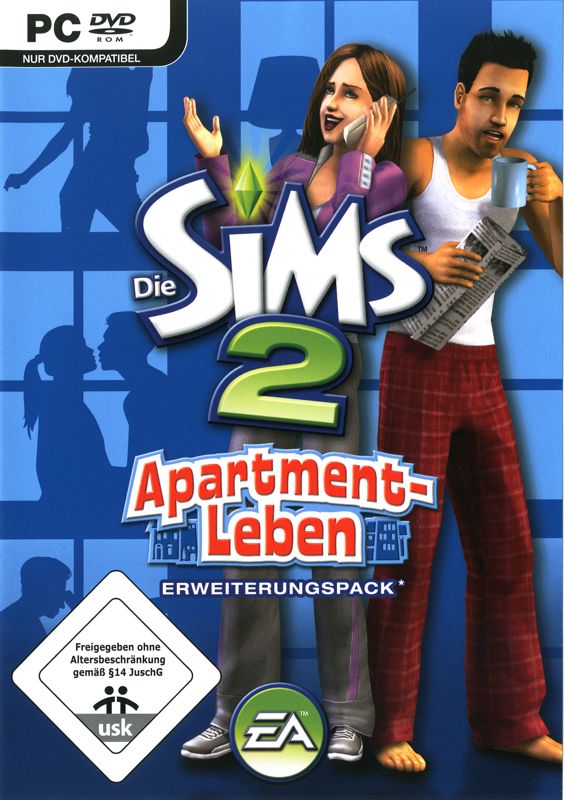 Front Cover for The Sims 2: Apartment Life (Windows) (Re-release)