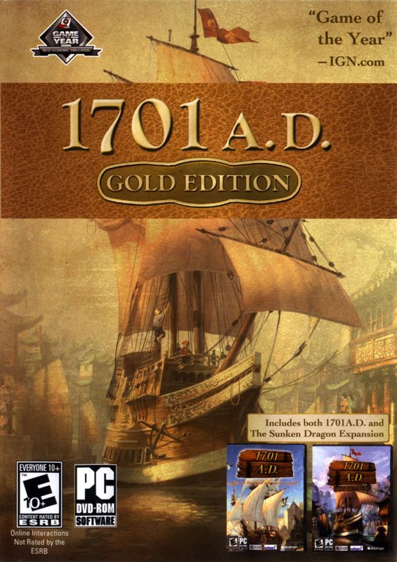 Front Cover for 1701 A.D.: Gold Edition (Windows)