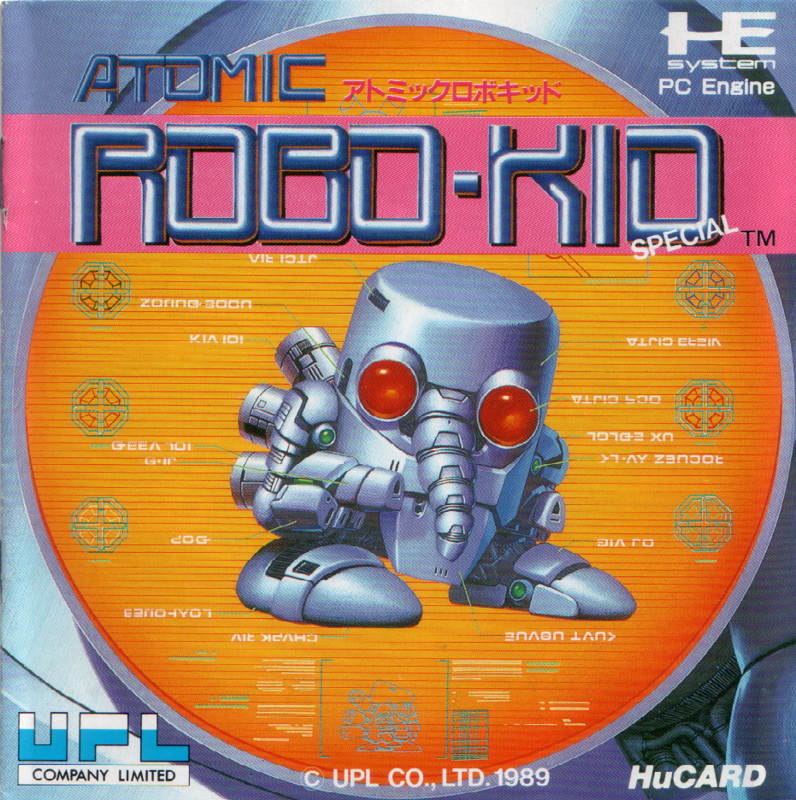 Front Cover for Atomic Robo-Kid (TurboGrafx-16)