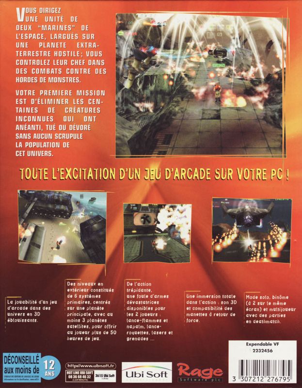 Back Cover for Expendable (Windows)