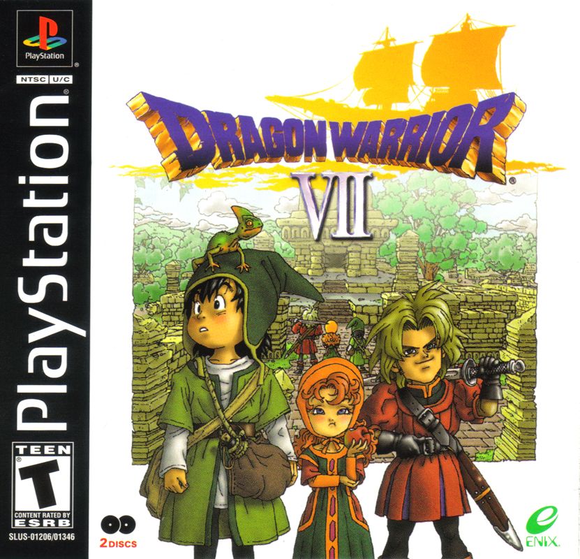 Front Cover for Dragon Warrior VII (PlayStation)