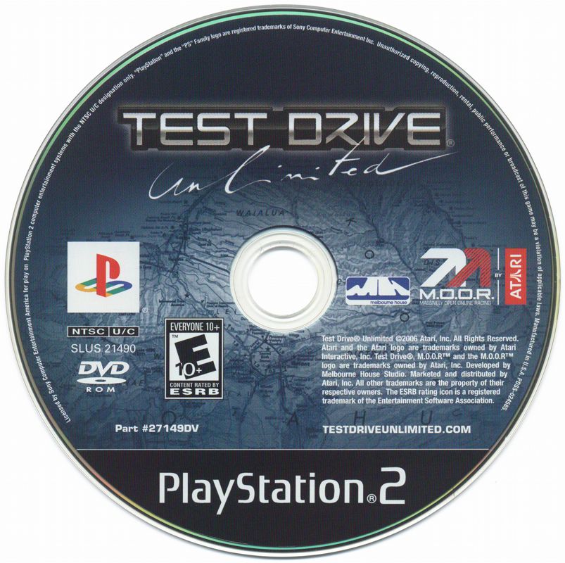 Media for Test Drive Unlimited (PlayStation 2)