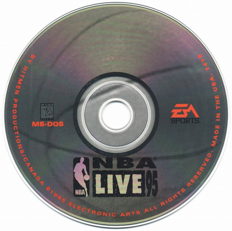 Media for NBA Live 95 (DOS)