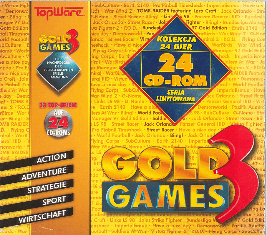 Front Cover for Gold Games 3 (DOS and Windows)