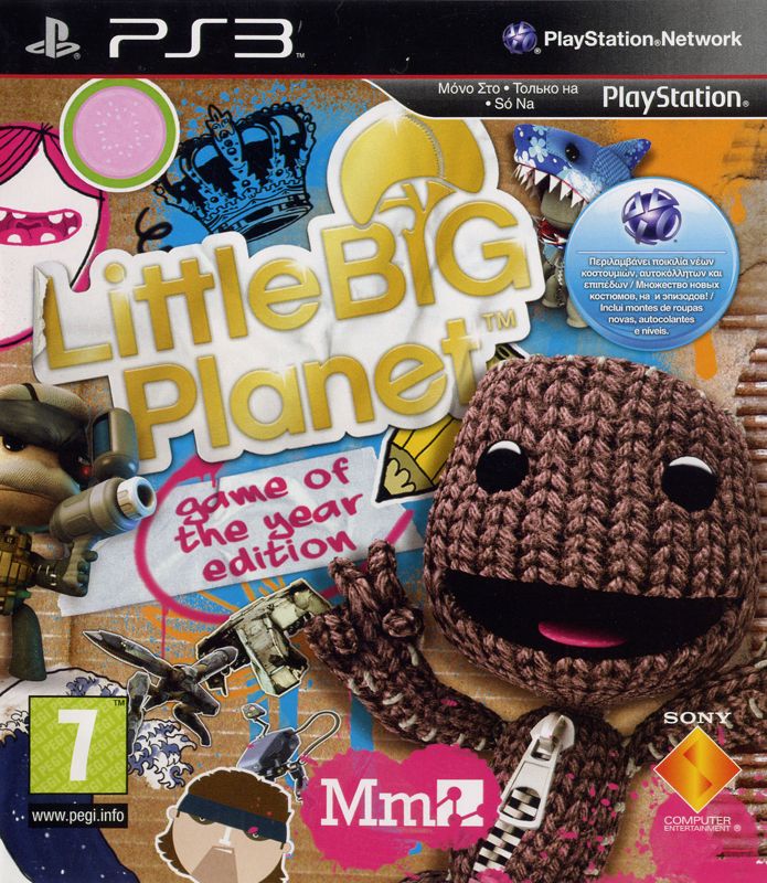 Front Cover for LittleBigPlanet: Game of the Year Edition (PlayStation 3)