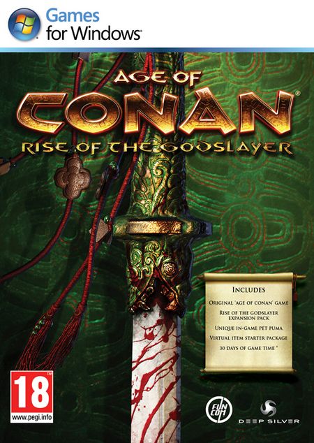 Front Cover for Age of Conan: Rise of the Godslayer (Windows) (cdon.com release)