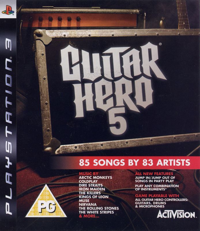 Front Cover for Guitar Hero 5 (PlayStation 3)
