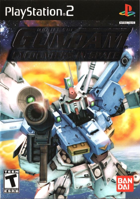 Front Cover for Mobile Suit Gundam: Encounters in Space (PlayStation 2): Foil Embossed Logo