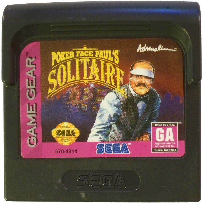 Media for Poker Face Paul's Solitaire (Game Gear)