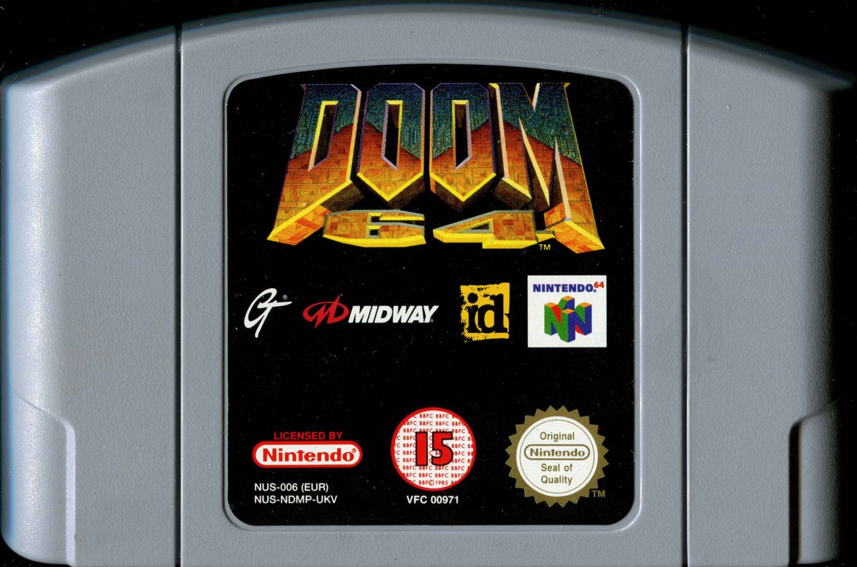Media for Doom 64 (Nintendo 64): Front