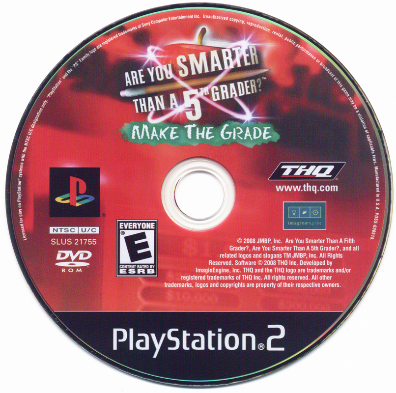 Media for Are You Smarter Than a 5th Grader?: Make the Grade (PlayStation 2)