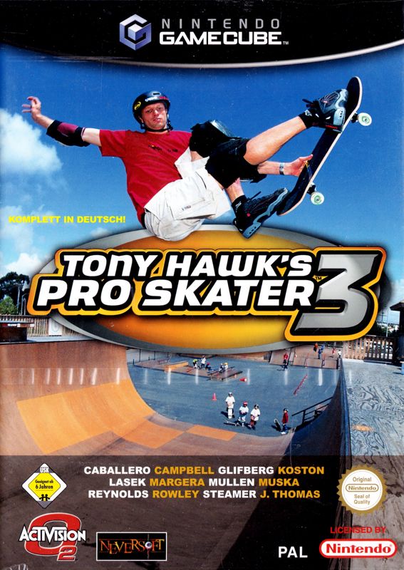 Front Cover for Tony Hawk's Pro Skater 3 (GameCube)