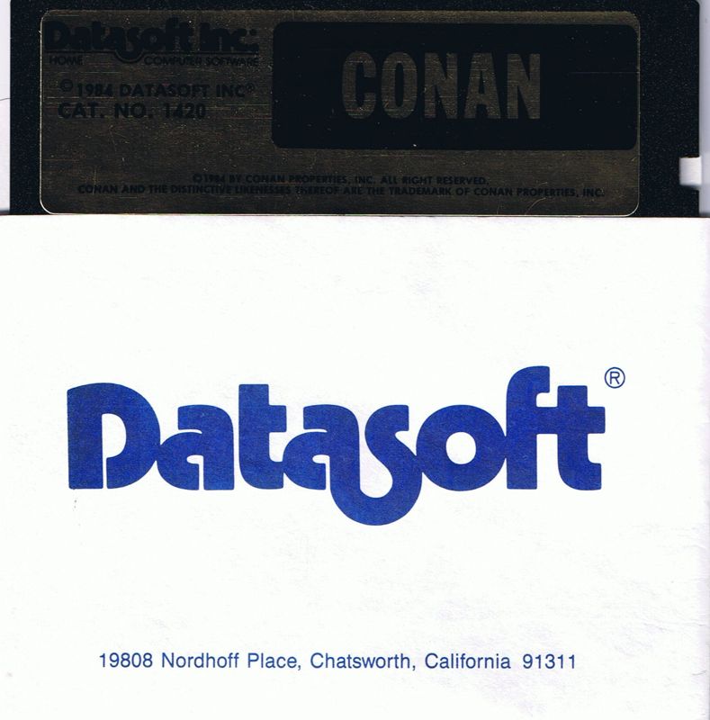 Media for Conan (Commodore 64)