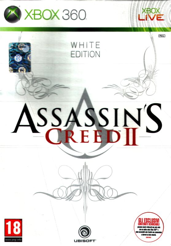 Front Cover for Assassin's Creed II (White Edition) (Xbox 360)