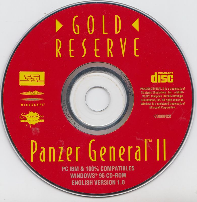 Media for Allied General (Windows and Windows 3.x) (Mindscape's "Gold Reserve" release)