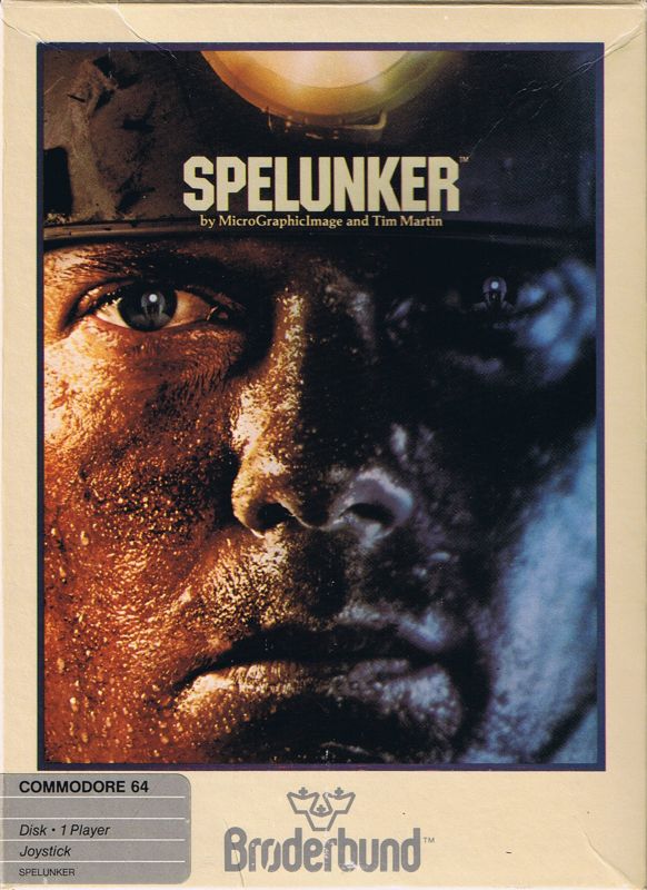 Front Cover for Spelunker (Commodore 64)