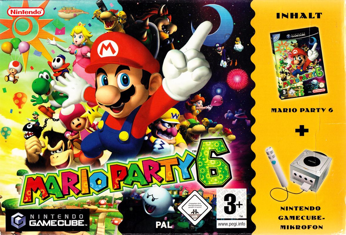 Front Cover for Mario Party 6 (GameCube)